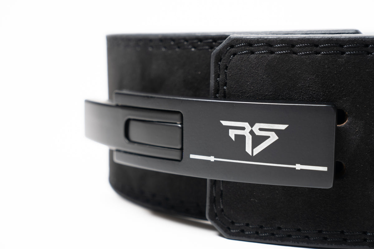 RAW STRENGTH BARBELL 10MM CARBON BLACK CAMO LEVER BELT