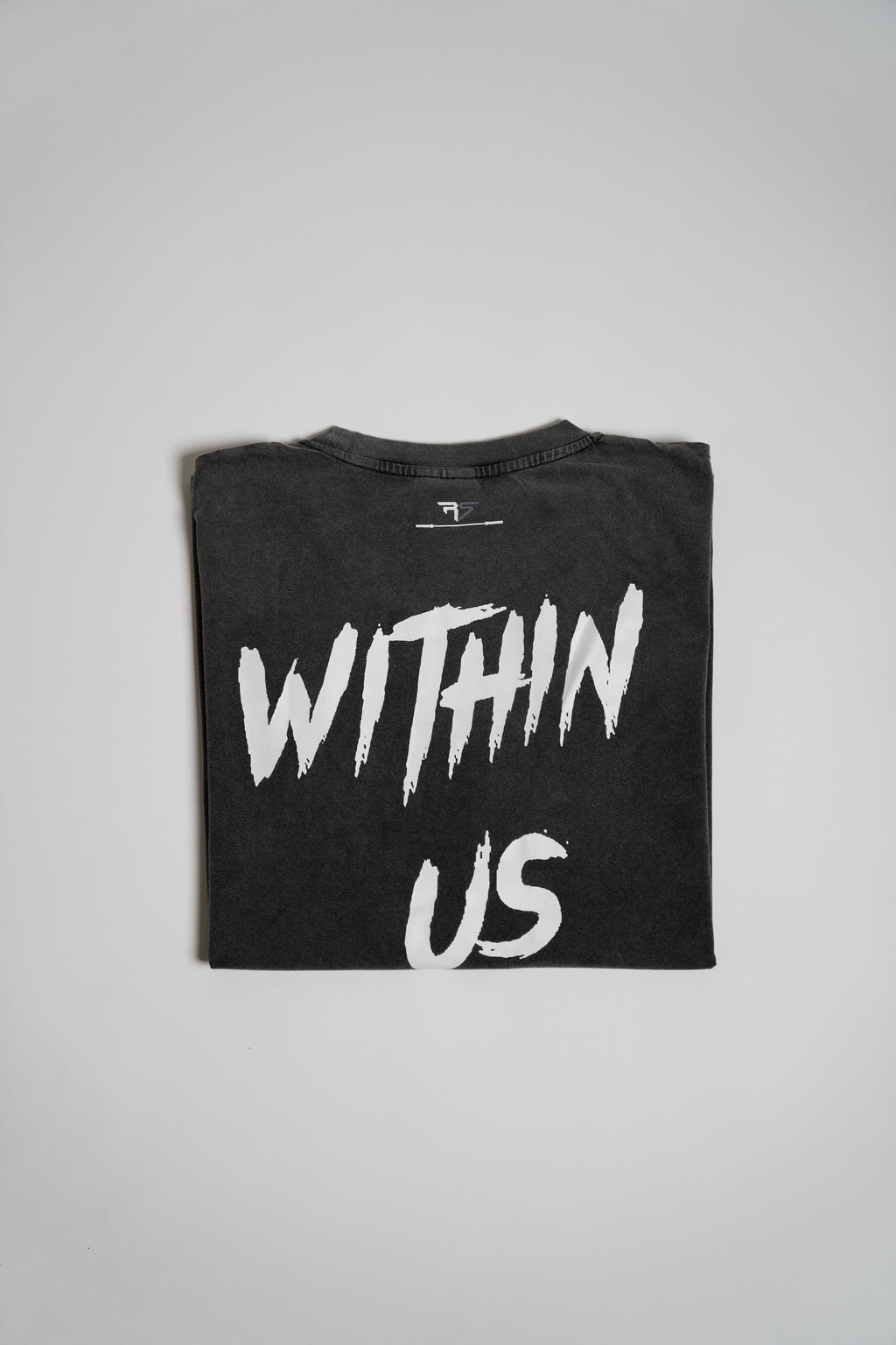 RAW STRENGTH BARBELL UNISEX ACID WASHED "WITHIN US ALL" OVERSIZED T-SHIRT