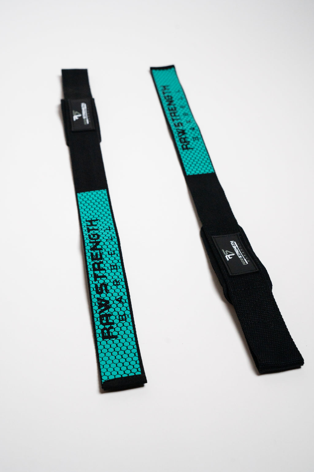 RAW STRENGTH BARBELL GLACIER BLUE LIFTING STRAPS