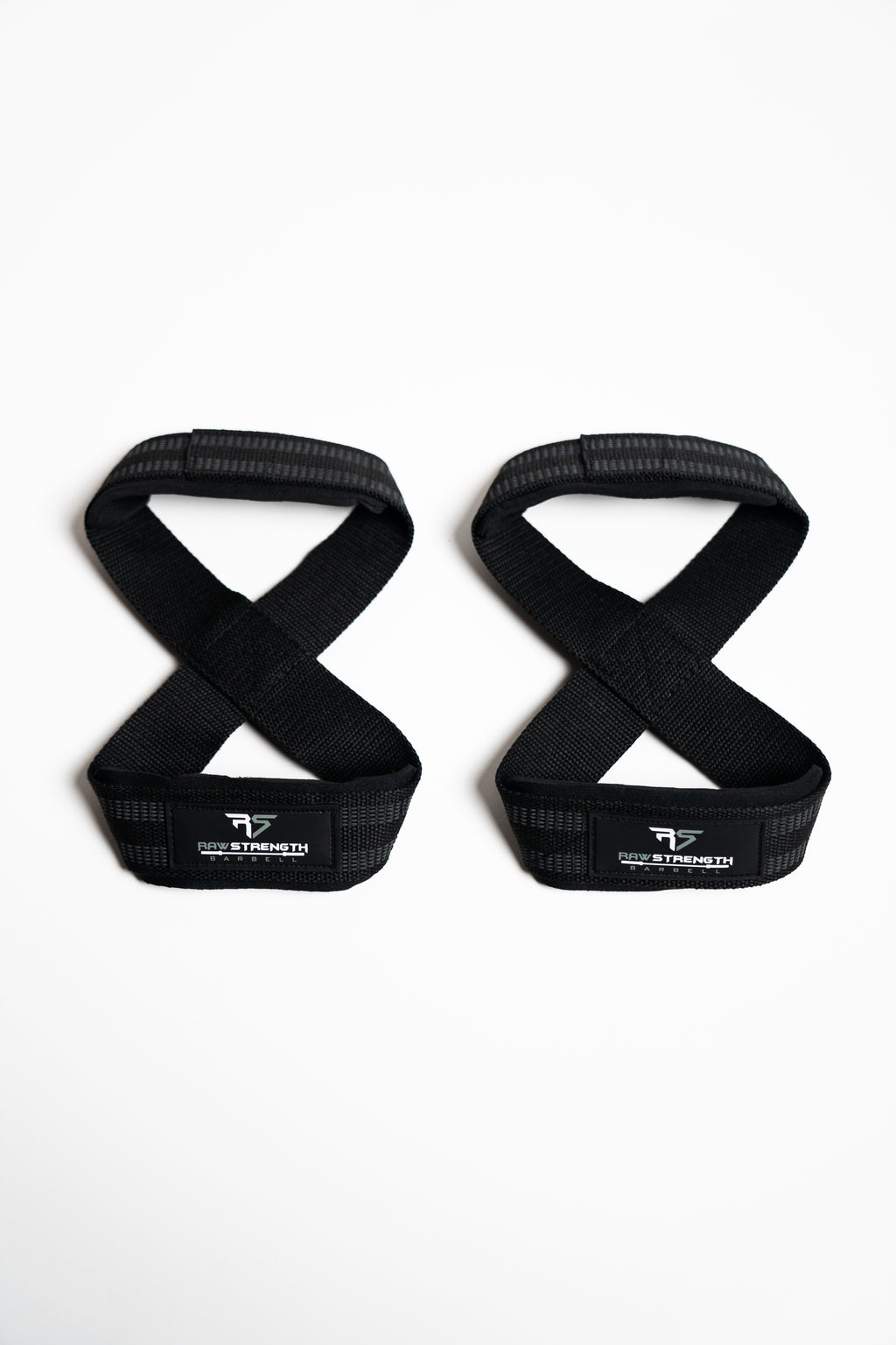 RAW STRENGTH BARBELL FIGURE OF 8 LIFTING STRAPS