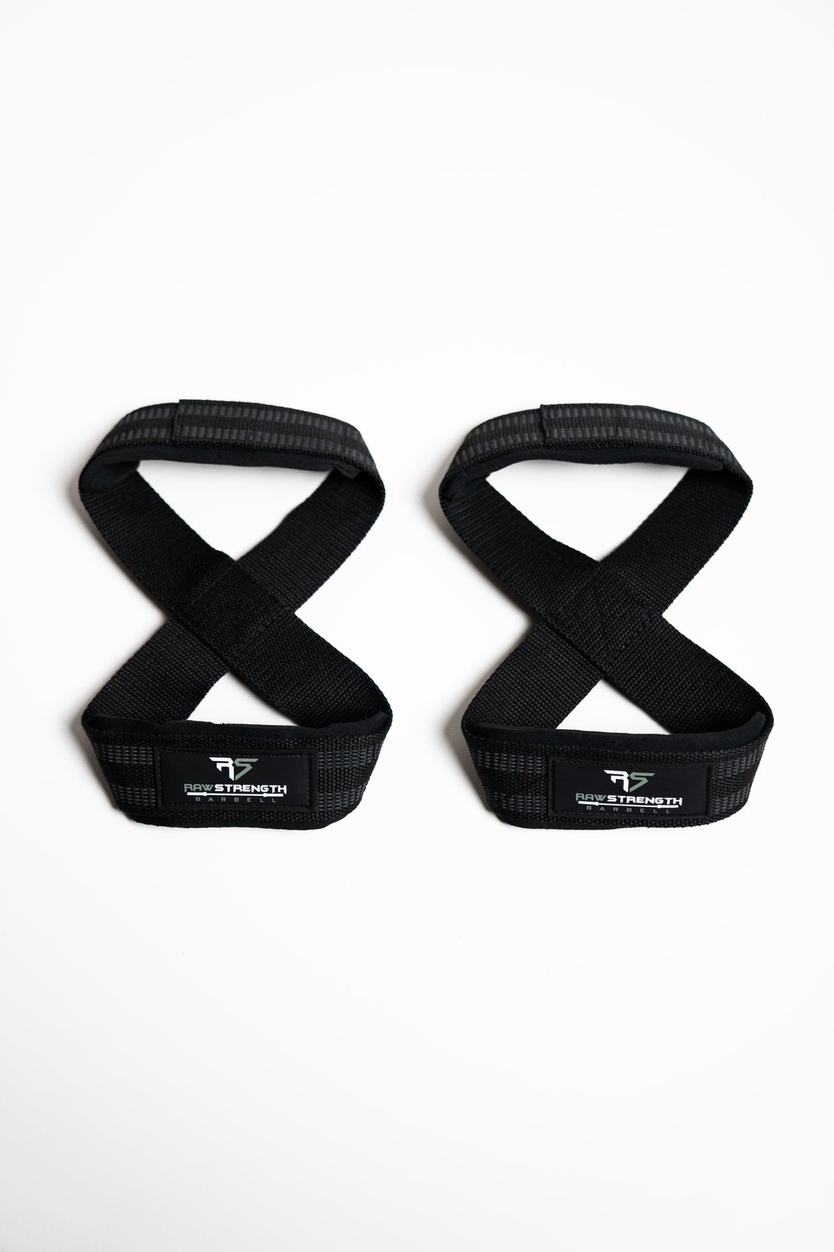 RAW STRENGTH BARBELL FIGURE OF 8 LIFTING STRAPS