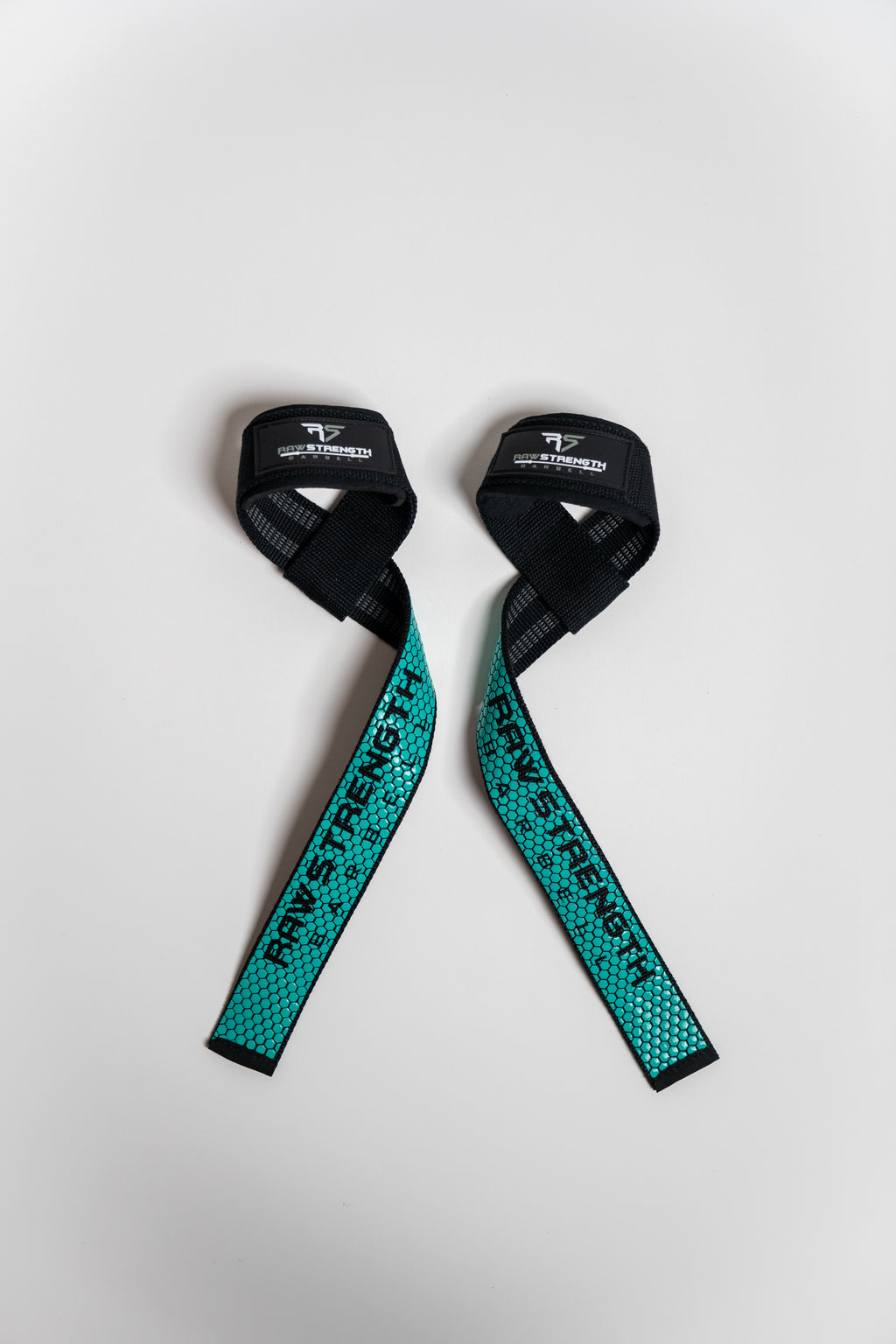 RAW STRENGTH BARBELL GLACIER BLUE LIFTING STRAPS