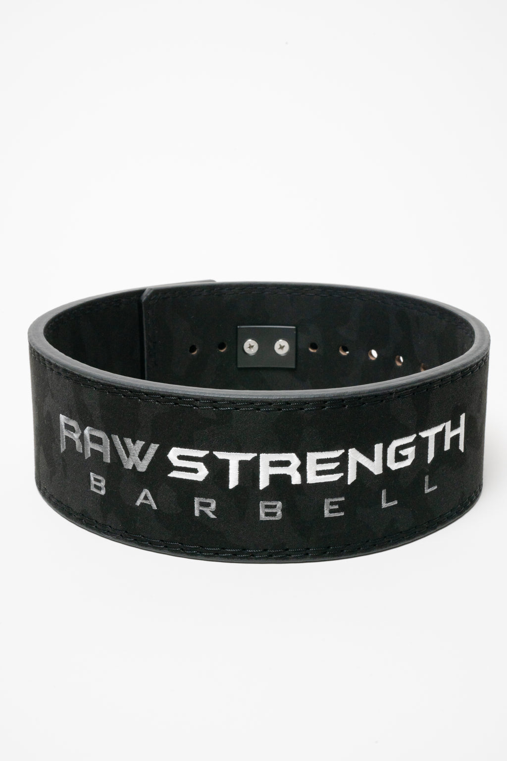 Raw Strength Barbell 10mm Carbon Black Camo Lever Belt