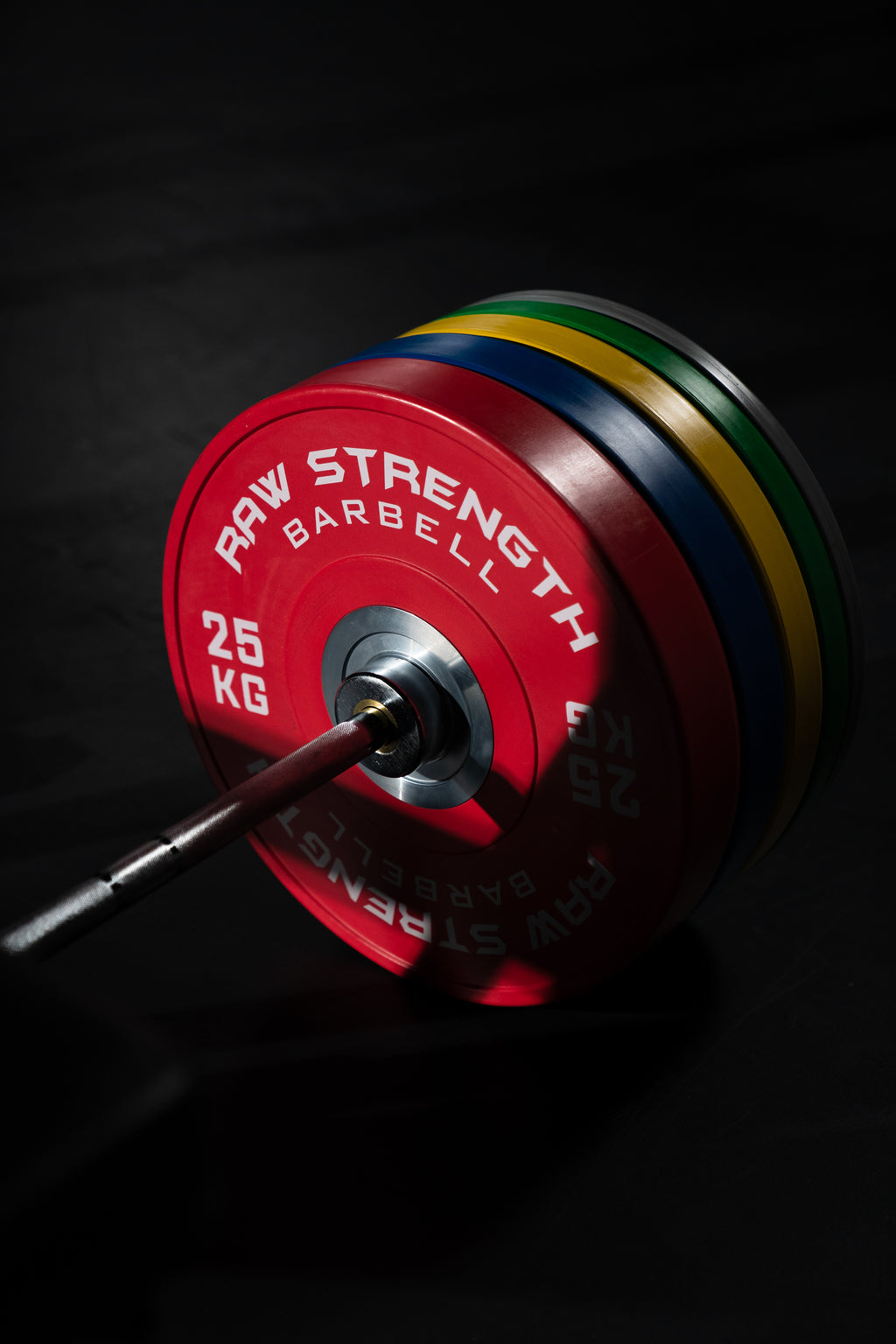 Raw Strength Barbell 150kg Premium Competition Bumper Plate and Bar Set – image 3