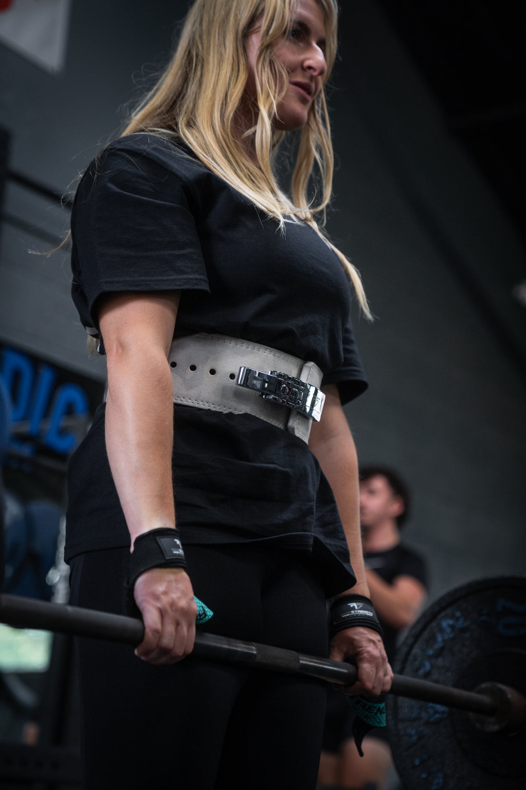 RAW STRENGTH BARBELL 10MM ARCTIC WHITE CAMO LEVER BELT