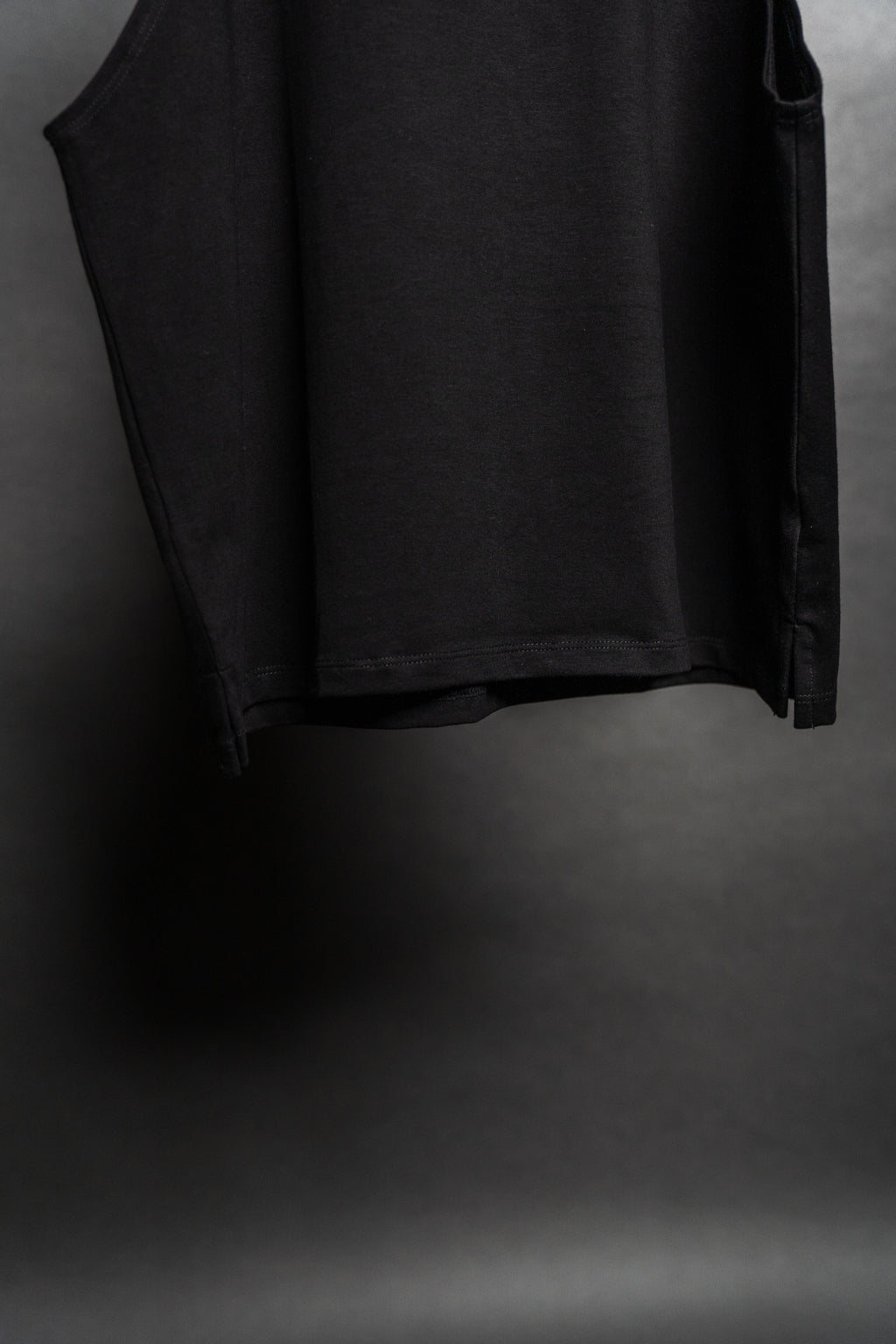 Raw Strength Barbell Essentials Jet Black Drop Arm Tank – image 7