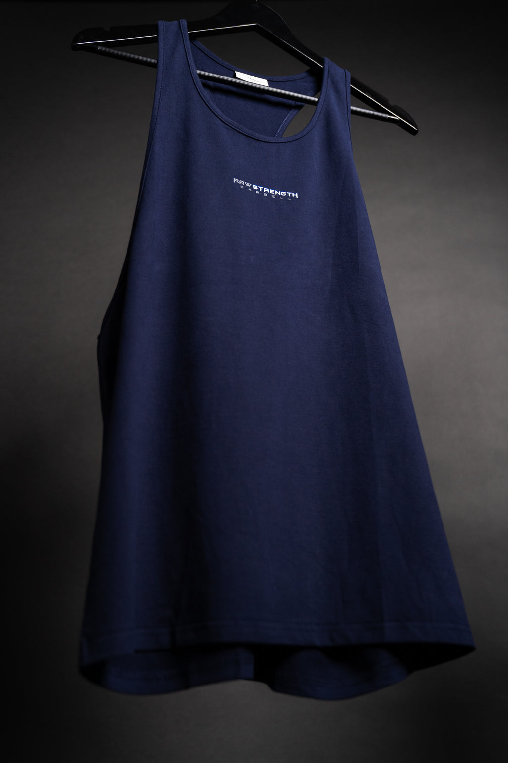 RAW STRENGTH BARBELL ESSENTIALS MIDNIGHT BLUE STRINGER VEST