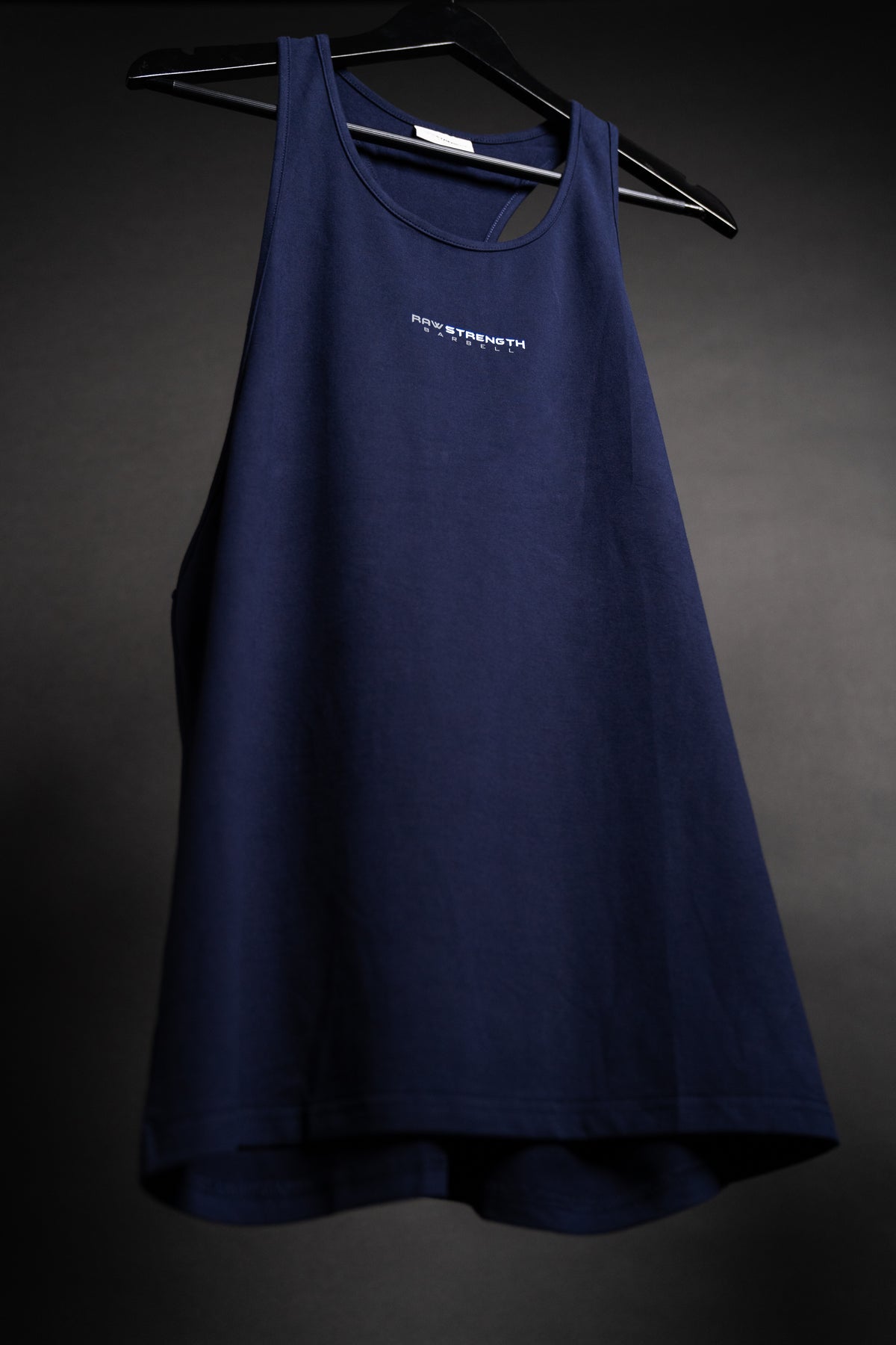 RAW STRENGTH BARBELL ESSENTIALS MIDNIGHT BLUE STRINGER VEST