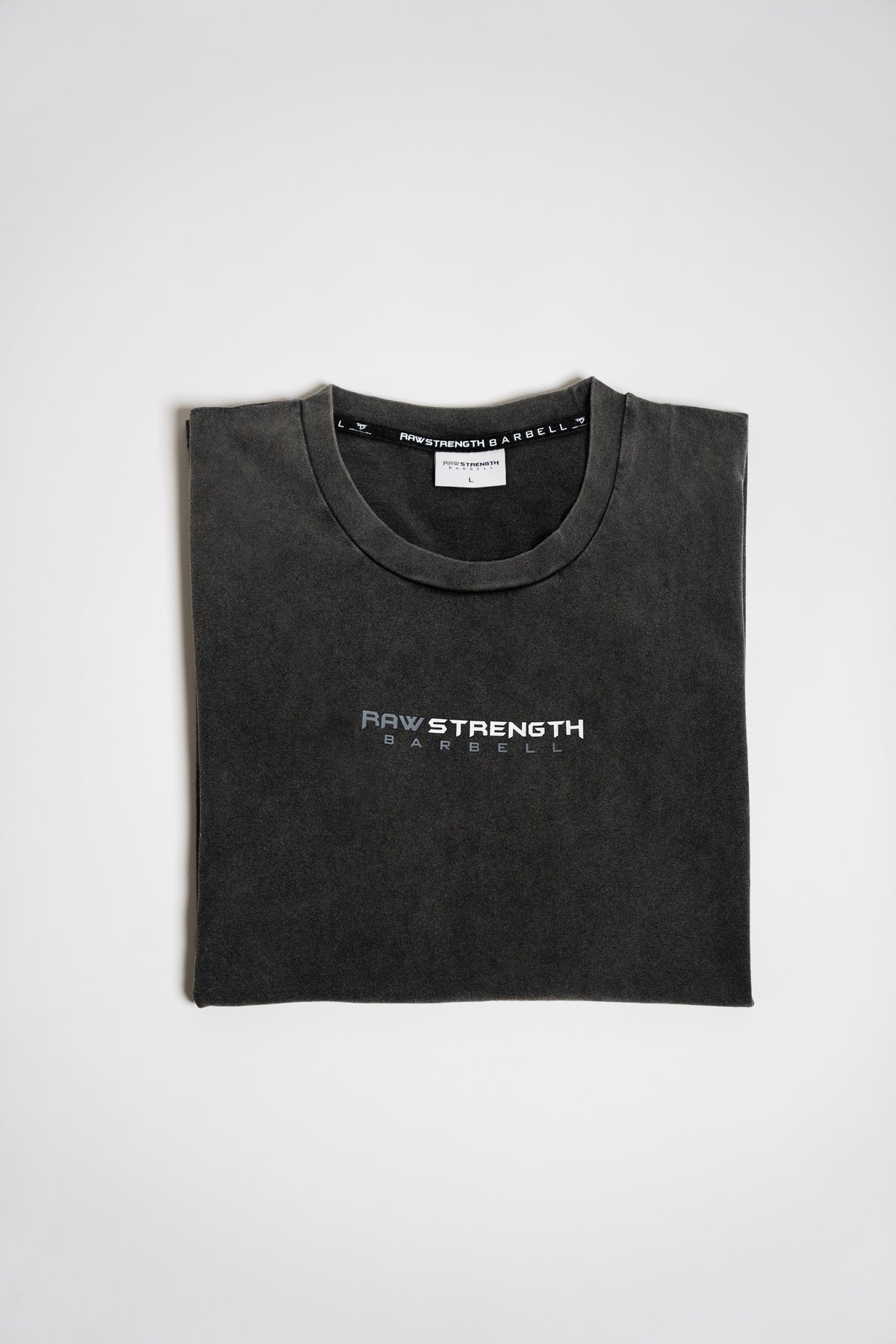 RAW STRENGTH BARBELL UNISEX ACID WASHED "WITHIN US ALL" OVERSIZED T-SHIRT