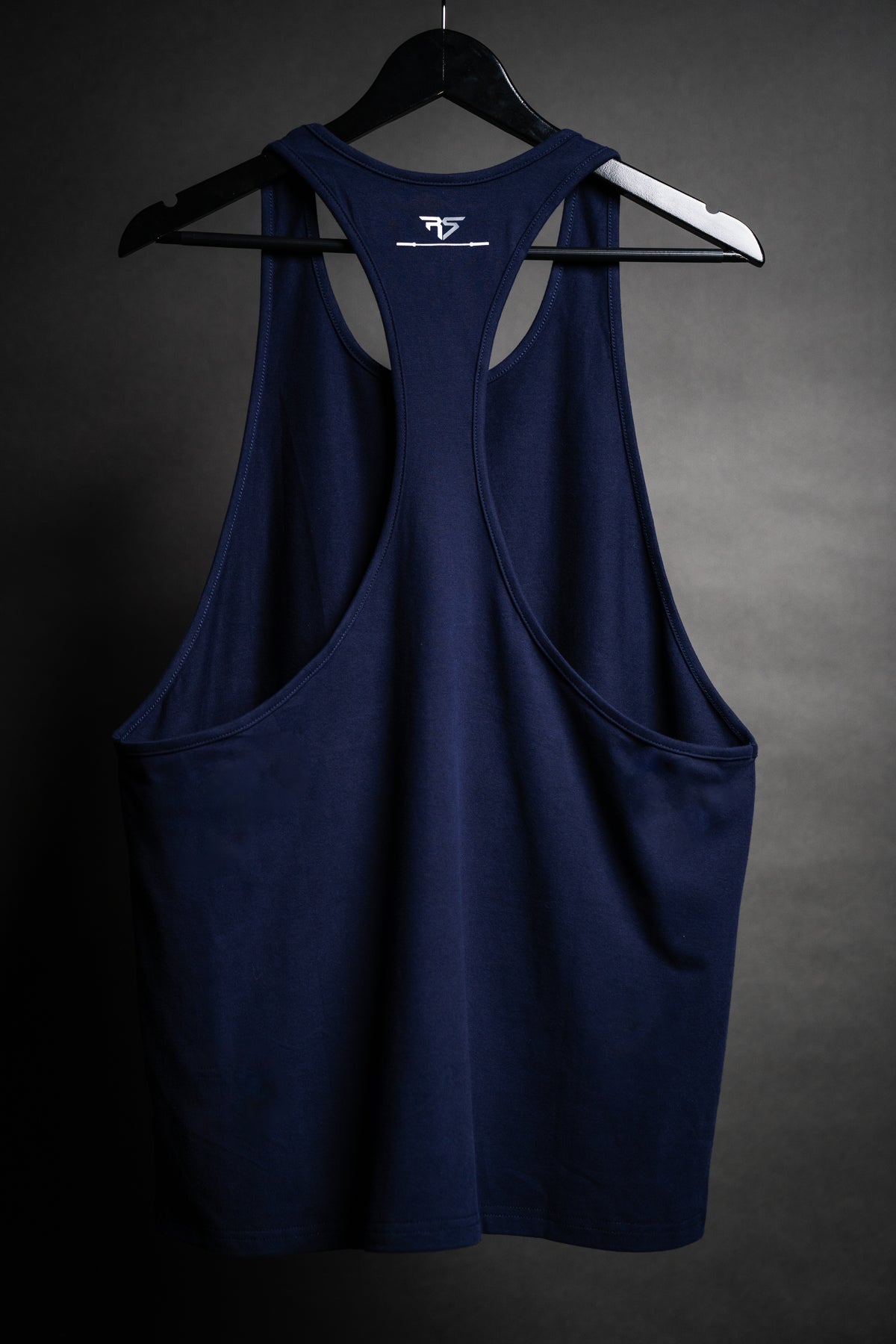 RAW STRENGTH BARBELL ESSENTIALS MIDNIGHT BLUE STRINGER VEST