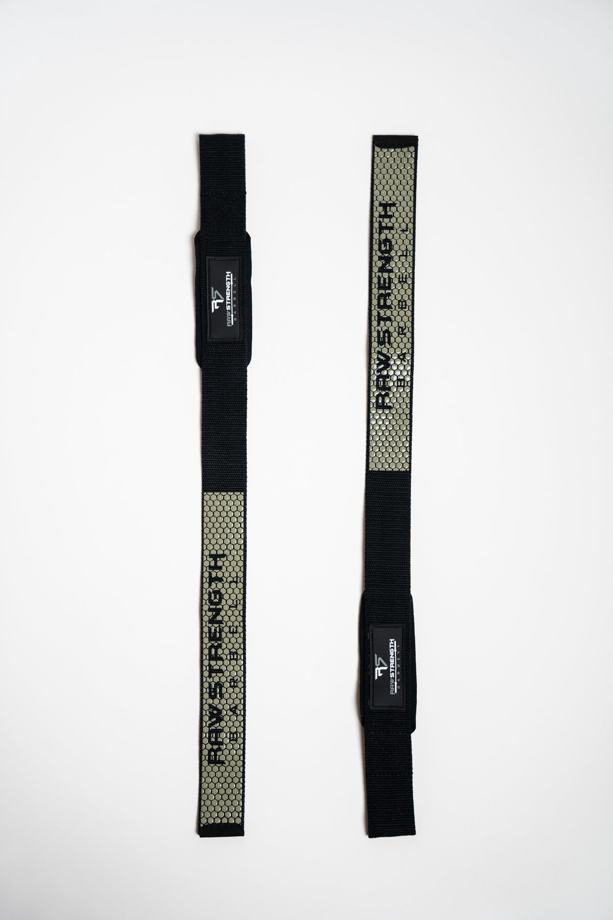 RAW STRENGTH BARBELL CEMENT GREY LIFTING STRAPS