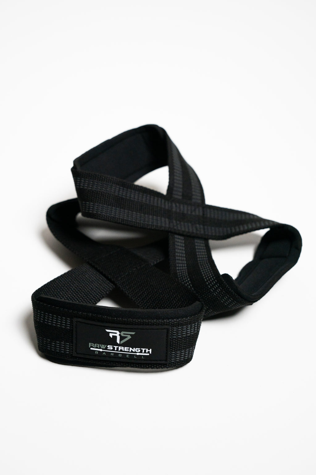 RAW STRENGTH BARBELL FIGURE OF 8 LIFTING STRAPS