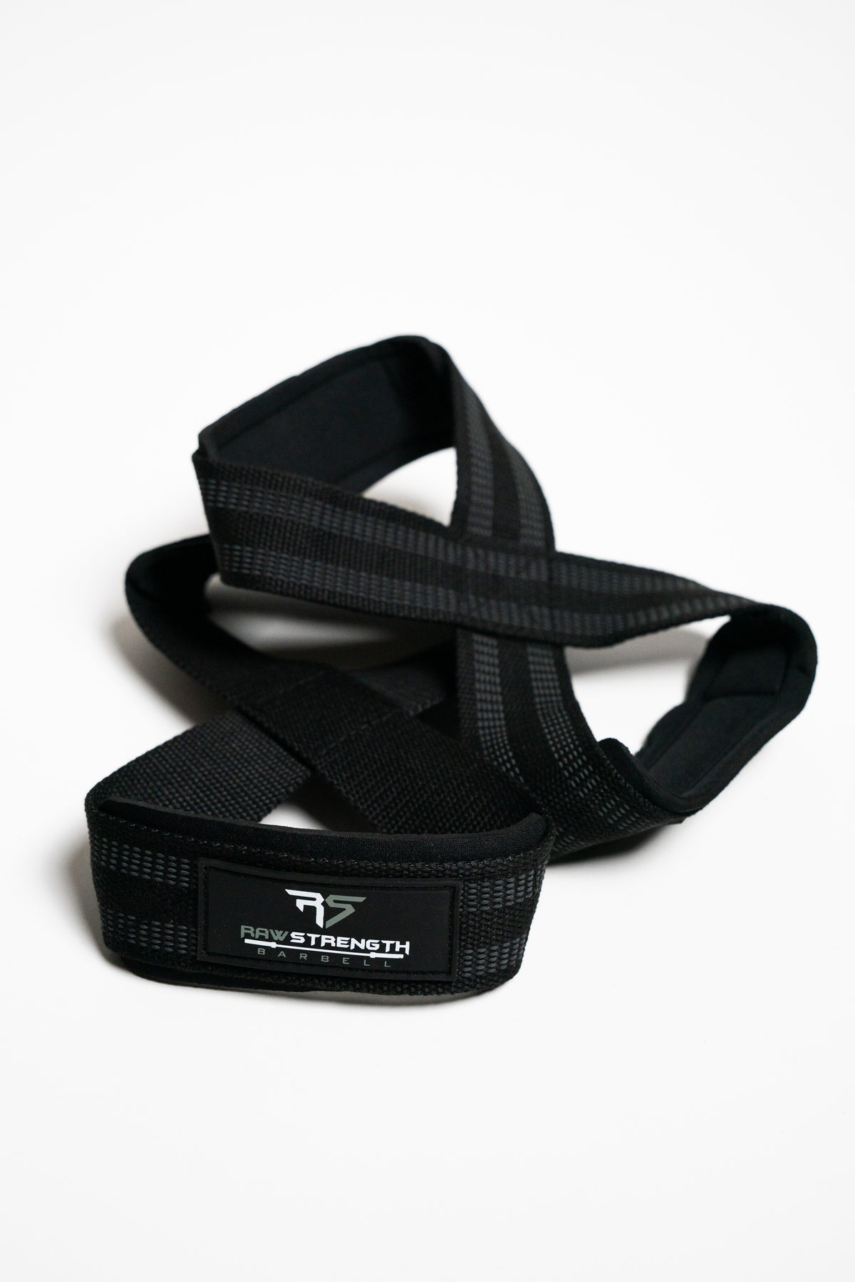 RAW STRENGTH BARBELL FIGURE OF 8 LIFTING STRAPS