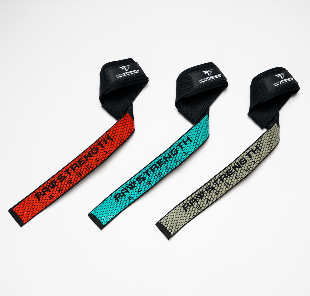 RAW STRENGTH BARBELL GLACIER BLUE LIFTING STRAPS