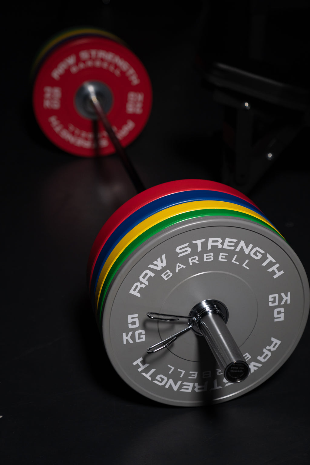 Raw Strength Barbell 150kg Premium Competition Bumper Plate and Bar Set – image 5