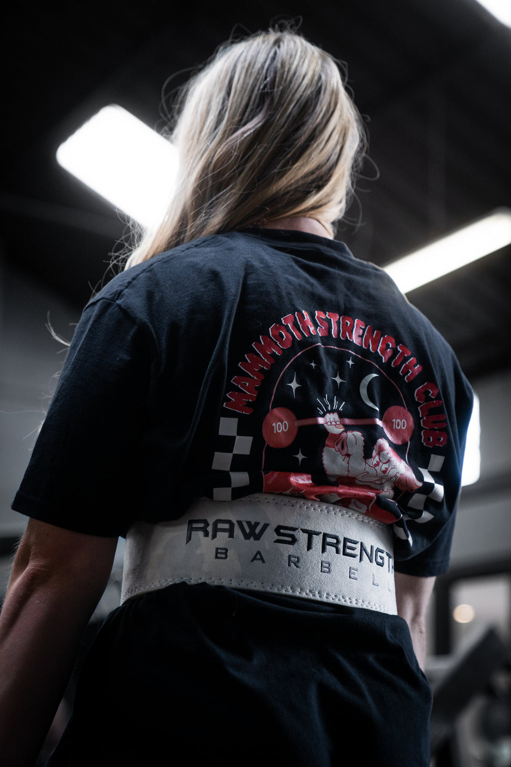 RAW STRENGTH BARBELL 10MM ARCTIC WHITE CAMO LEVER BELT