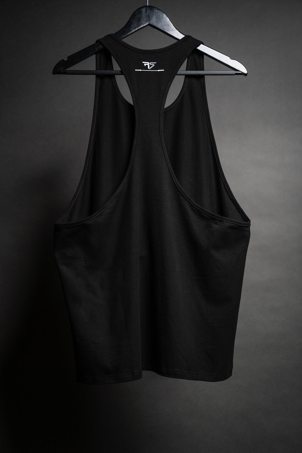 RAW STRENGTH BARBELL ESSENTIALS JET BLACK STRINGER VEST