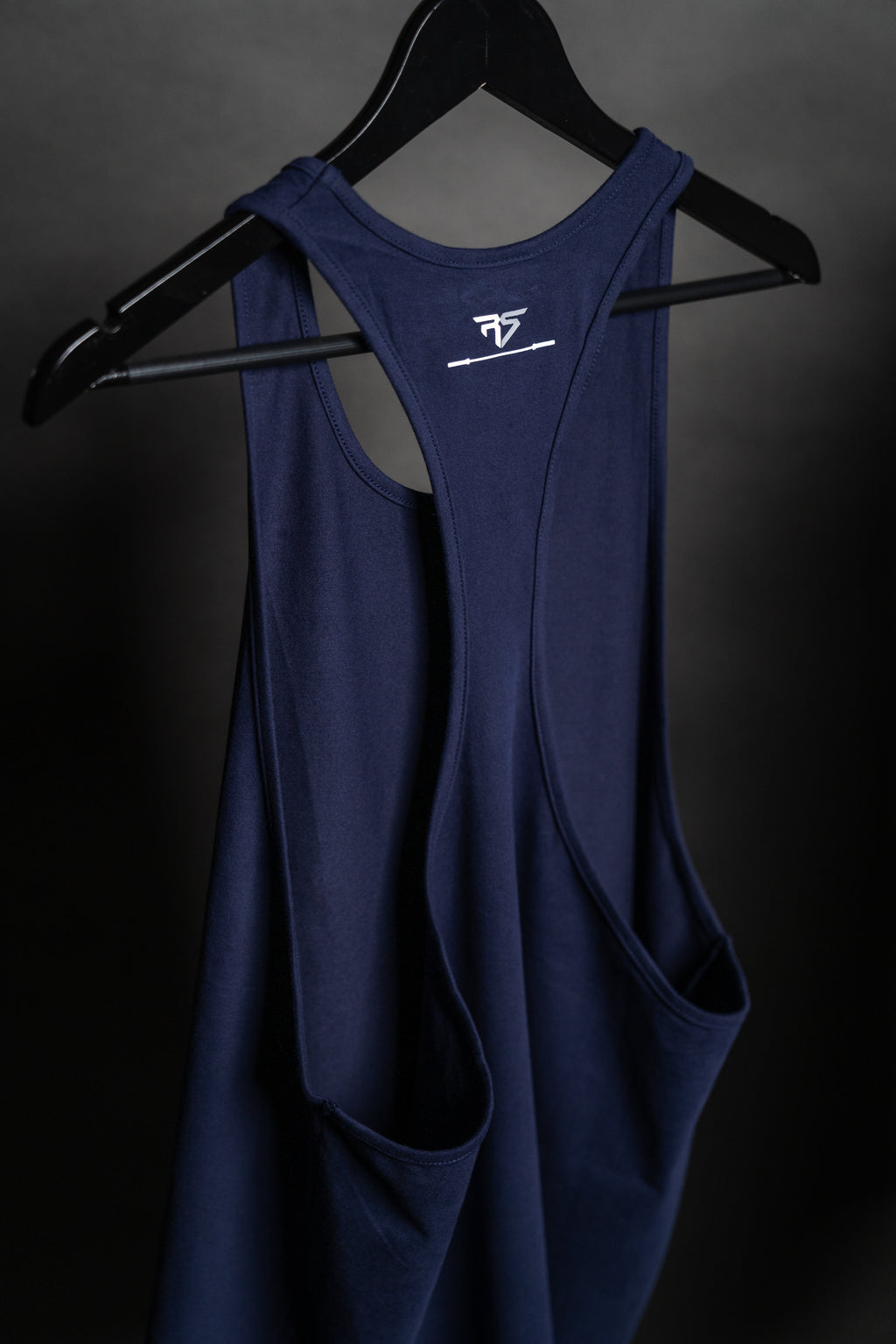 RAW STRENGTH BARBELL ESSENTIALS MIDNIGHT BLUE STRINGER VEST